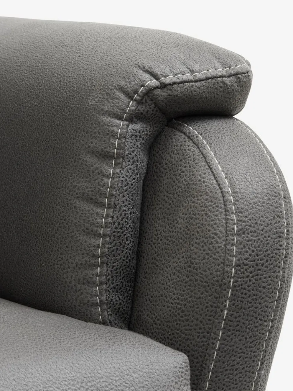 ABILDSKOVCanapé ABILDSKOV inclinable tissu gris