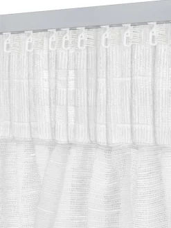 ABRAURRideau ABRAUR 1x140x300 blanc cassé
