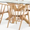AGERBY + LYKSBORGAGERBY L160 table chêne + 4 LYKSBORG chaises chêne naturel