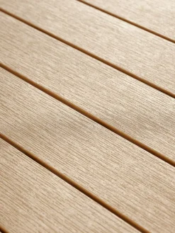 AKTIVEN + MIDDAGSBERGETAKTIVEN L118/168 table + 4 MIDDAGSBERGET chaises naturel