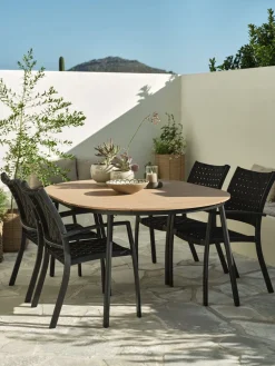 AKTIVENTable de jardin AKTIVEN Ø118xL118/168 naturel