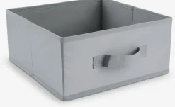 ALBANPanier ALBAN l28xL28xH13cm gris clair