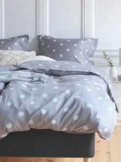 ANEPlusParure de lit Satin ANE 240x220 gris