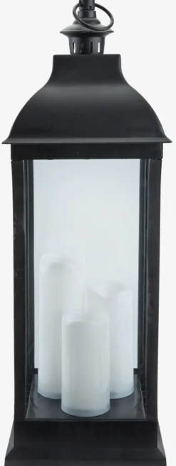 ANKALanterne ANKA l24xL24xH70cm a/LED noir