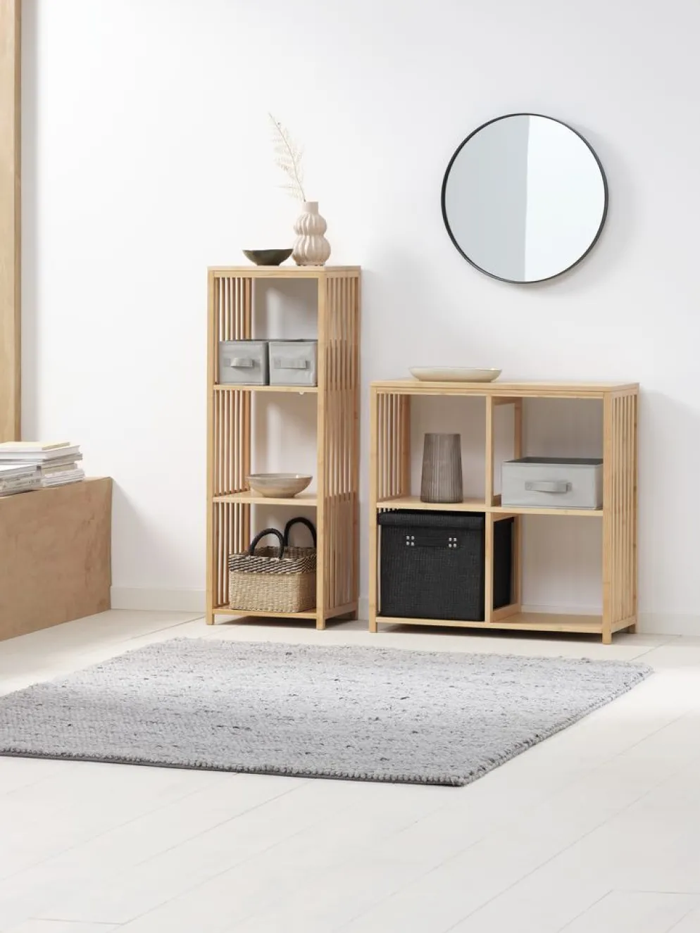 BALLUMÉtagère BALLUM 4 tablettes bambou