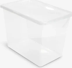 BASIC BOXBoîte de rangement BASIC BOX 80L a/couvercle transparent