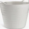 BENDIKPanier rangement BENDIK Ø38xH34cm 25L gris clair