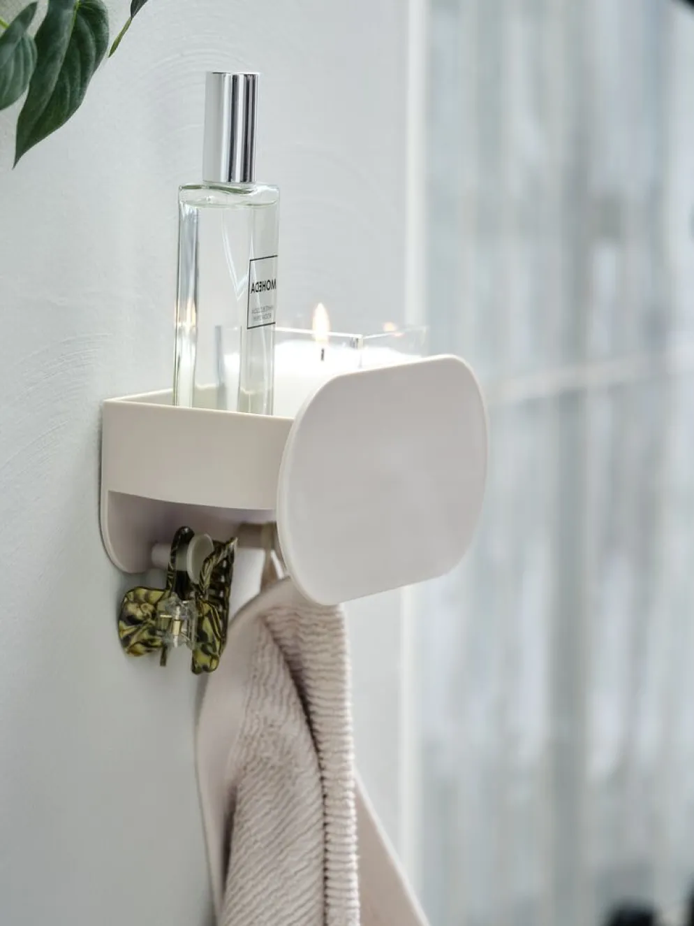 BENSBYNÉtagère salle de bain BENSBYN l20xH10cm beige