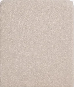 BULLERUPFauteuil lounge BULLERUP tissu teddy blanc cassé