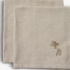 DAGFIOLServiette en tissu DAGFIOL 40x40 gris 2pcs/pqt