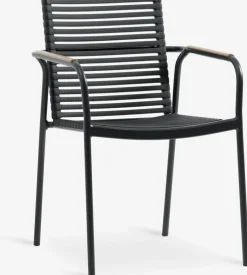 DAGSVAD + NABEDAGSVAD L190 table naturel + 4 NABE chaises noir