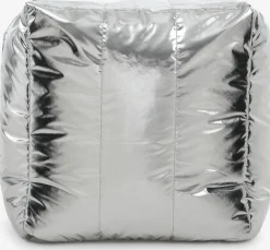 DAVINDEPouf DAVINDE 40x45 argenté