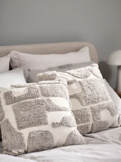 DVERGFAKSCoussin DVERGFAKS 45x45 gris/beige