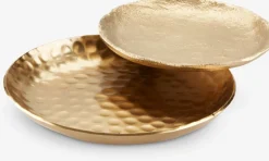 EDSELEVide-poche EDSELE Ø11/14cm métal doré 2pcs