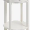 EGEBYTable de nuit EGEBY 1 tiroir blanc