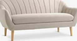 EGEDALCanapé EGEDAL 2,5 places tissu beige