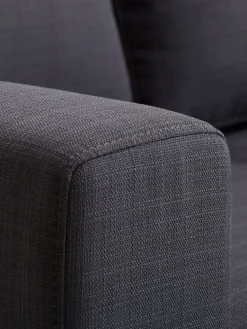 EGENSECanapé EGENSE 2 places tissu gris foncé