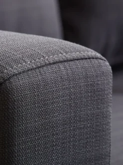 EGENSECanapé EGENSE méridienne tissu gris foncé