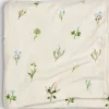 ENGSOLEIPlaid en polaire ENGSOLEI 130x170 blanc/vert