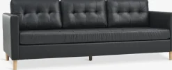 FALSLEVCanapé FALSLEV 3 places noir