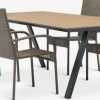 FAUSING + GUDHJEMFAUSING L220 table + 4 GUDHJEM chaises naturel