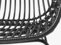FAUSING + ILDERHUSEFAUSING L220 table + 4 ILDERHUSE chaises noir