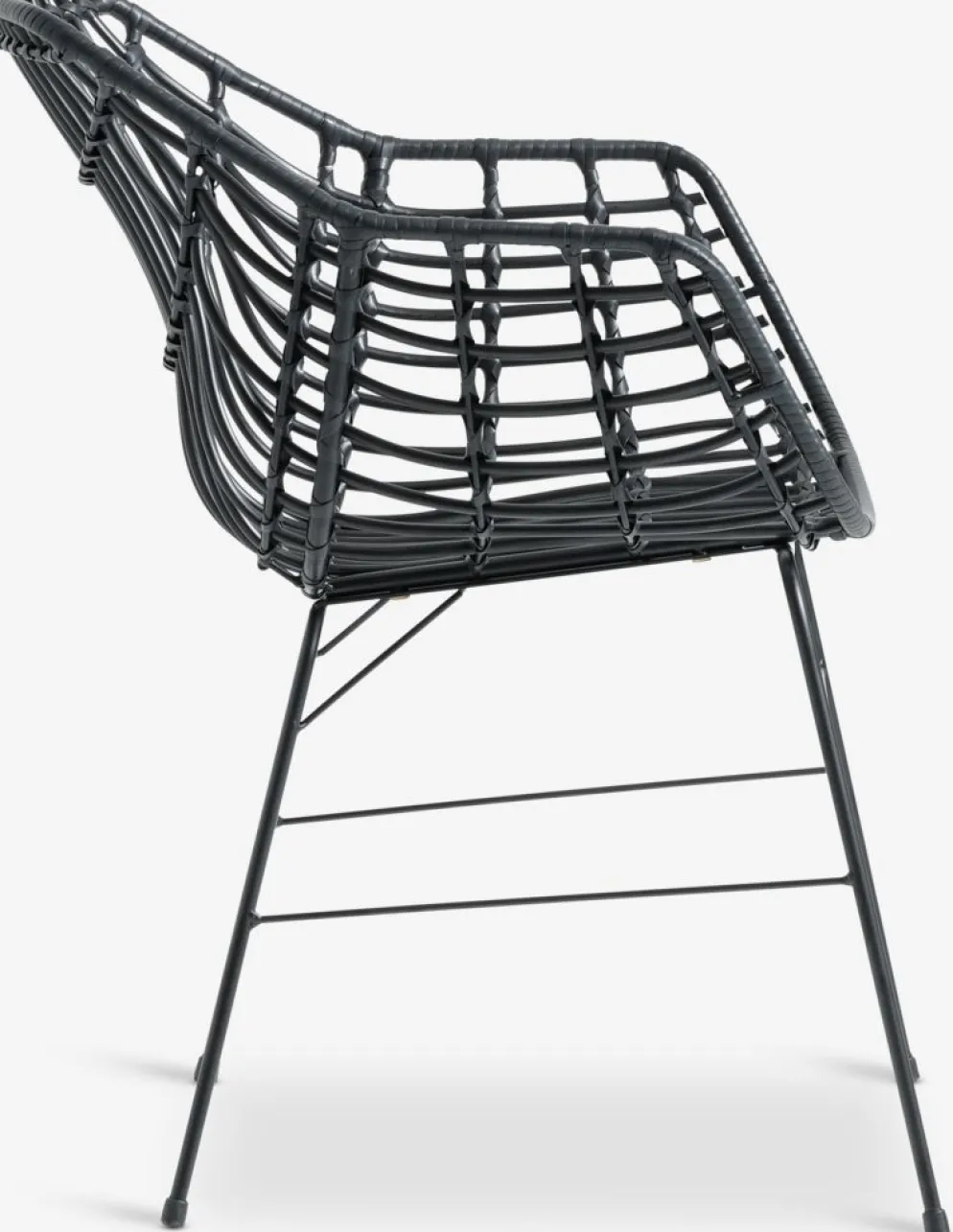 FAUSING + ILDERHUSEFAUSING L220 table naturel + 4 ILDERHUSE chaises noir
