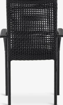FUGLEBJERGChaise empilable FUGLEBJERG noir