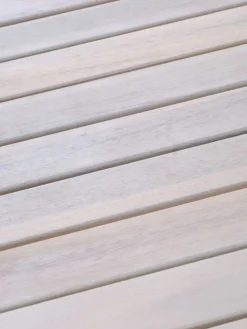 FUGLSAND + RADSTEDFUGLSAND Ø120 + 4 RADSTED chaises acacia massif