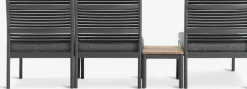 FURUBACKENEnsemble lounge FURUBACKEN 3 personnes noir