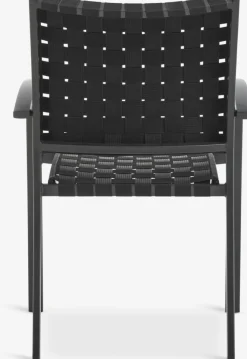 GLOMFJORDChaise empilable GLOMFJORD noir