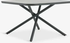 GOTHENBURG + KRISTIANSTADGOTHENBURG L120 table gris + 4 KRISTIANSTAD chaises vert