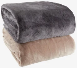 GULSKOLMPlaid polaire GULSKOLM 220x240 taupe