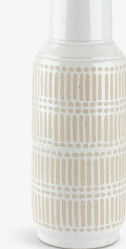 GUSTAFVase GUSTAF Ø18xH47cm blanc