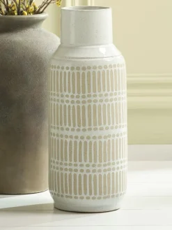 GUSTAFVase GUSTAF Ø18xH47cm blanc