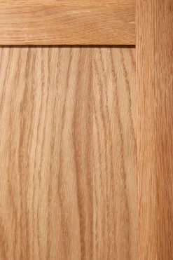 HAGECommode 2 tiroirs 2 portes HAGE chêne naturel