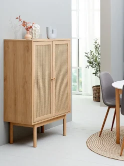 HALMSTADArmoire HALMSTAD 2 portes coloris chêne chaud