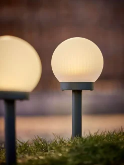 HAUKUGLELampe solaire HAUKUGLE Ø13xH37cm blanc
