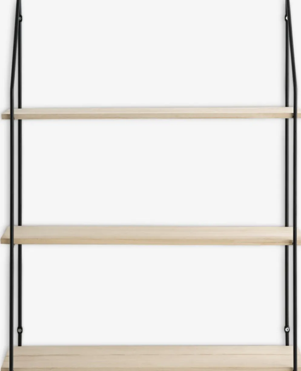 HEJLSMINDEÉtagère murale HEJLSMINDE 3 tablettes noir/naturel