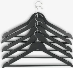HELMUTCintres HELMUT L44cm 5pcs/pqt noir