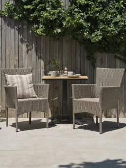 HOBRO + AIDTHOBRO L70 table + 2 AIDT chair naturel