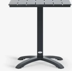 HOBRO + AIDTHOBRO L70 table + 2 AIDT chaises noir