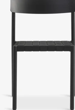 HOBRO + HAGLEBUHOBRO L70 table naturel + 2 HAGLEBU chaises noir