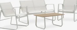 HORNSLETEnsemble lounge HORNSLET 4 personnes beige