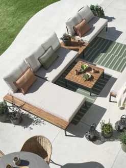 HOUEnsemble lounge HOU 2 personnes acacia