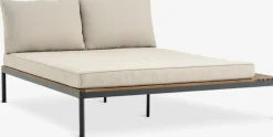HOUModule lounge HOU méridienne 2 personnes bois d'acacia