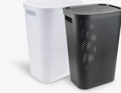 INFINITYPanier à linge INFINITY plastique blanc