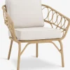 JENNUMFauteuil lounge JENNUM l74xH75xP75 nat.