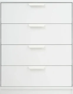 JENSLEVCommode 4 tiroirs JENSLEV blanc