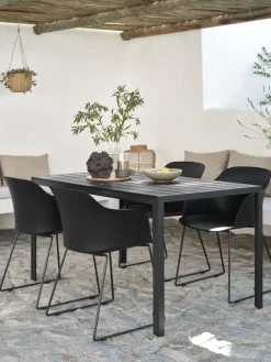 JERSORETable de jardin JERSORE l80xL140 noir